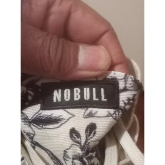 NOBULL | RARE HIGH TOP BUTTERFLY FLORAL CANVAS TRAINER UNISEX W13.5/M12 - Picture 7 of 13
